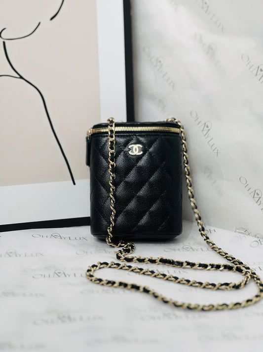 Chanel Mini Caviar Vanity Case