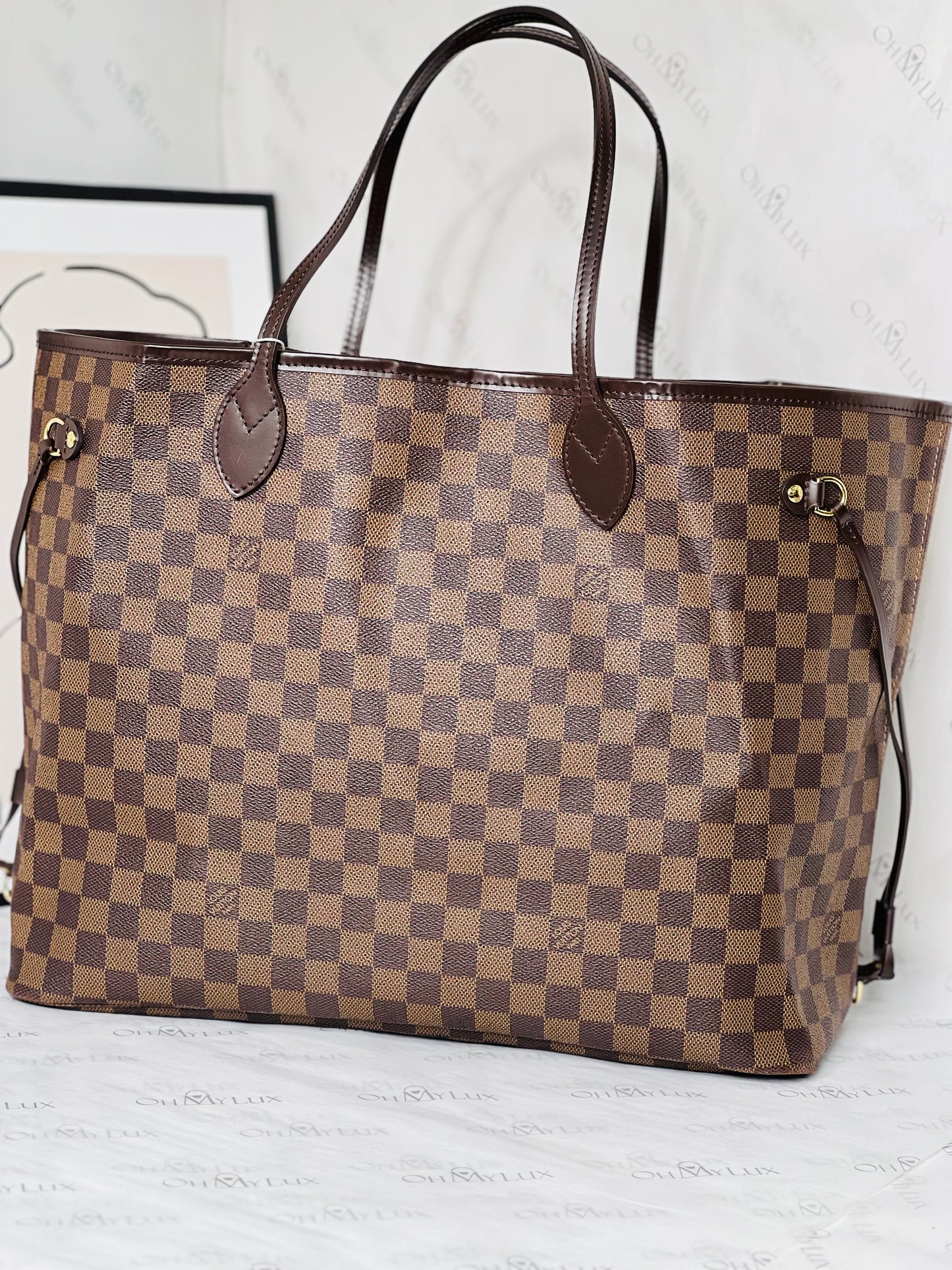LV Damier Ebene Neverfull GM