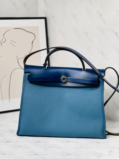 Hermes Herbag 31 in Blue