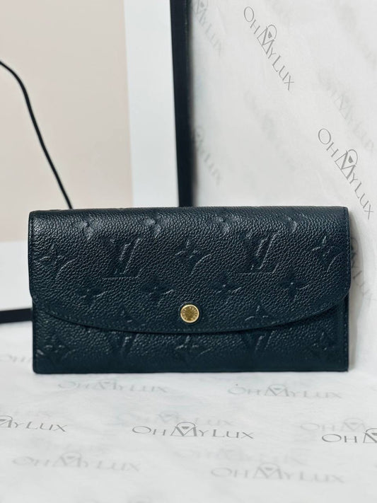 LV Emilie Monogram Empriente Leather Wallet