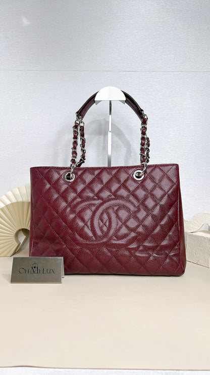 Chanel GST Cavier in Burgundy