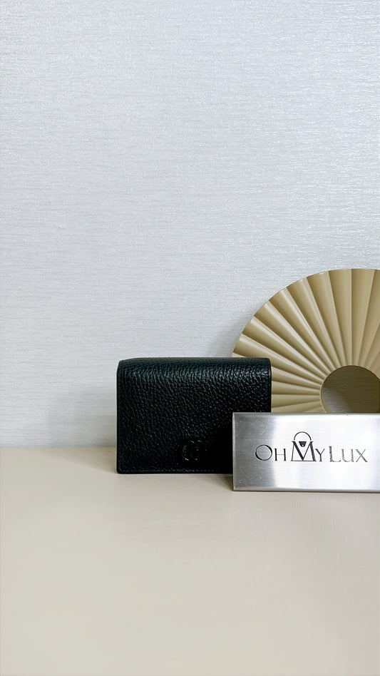 Gucci GG Marmont Wallet in Black Matte
