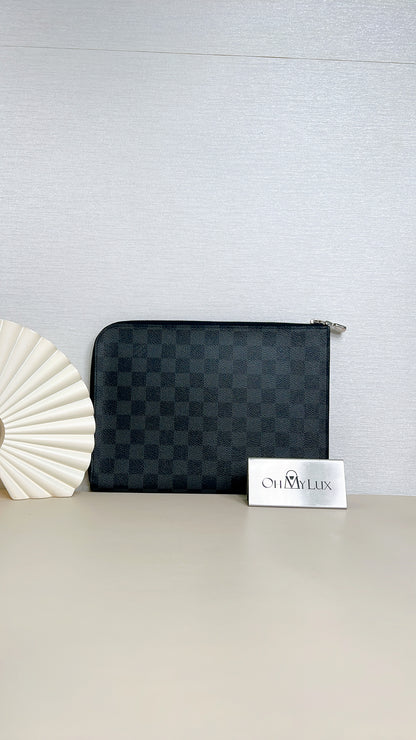 LV Damier Graphite Pochette Jour PM