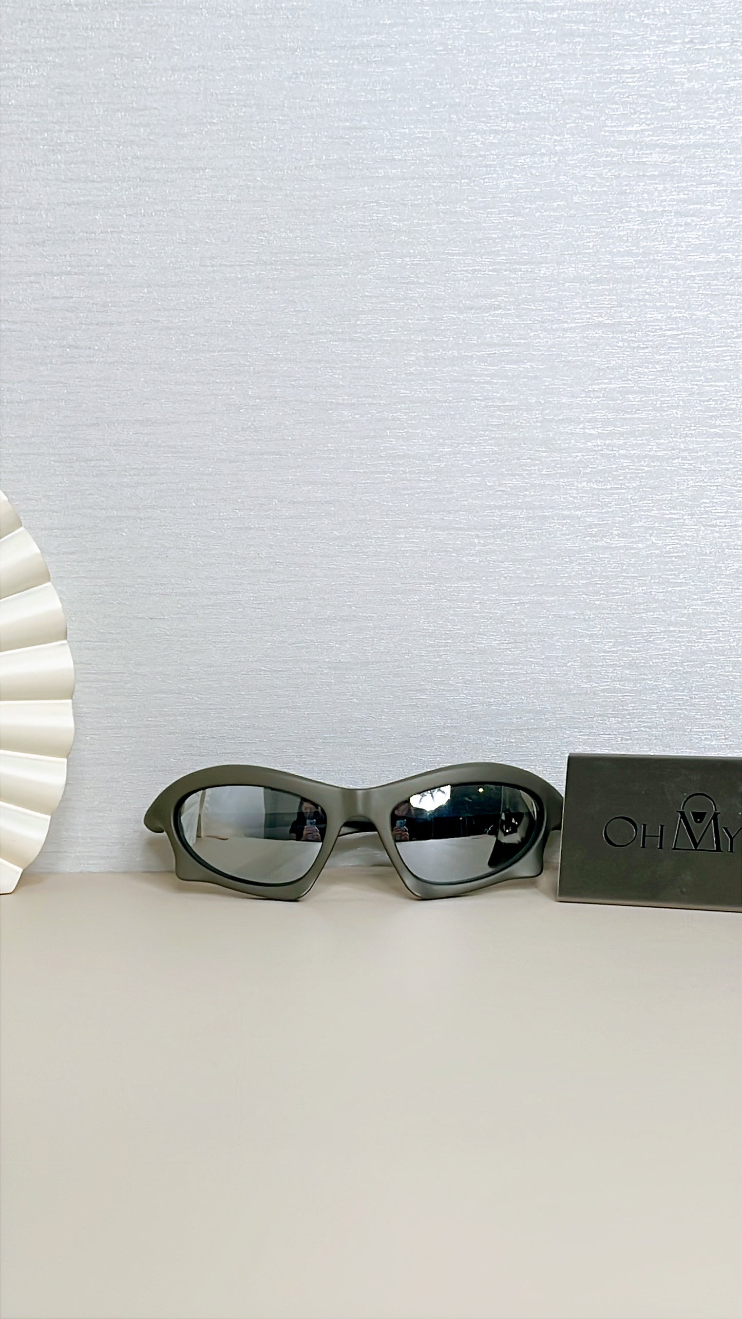 Balenciaga Bat Rectangle Sunglasses
