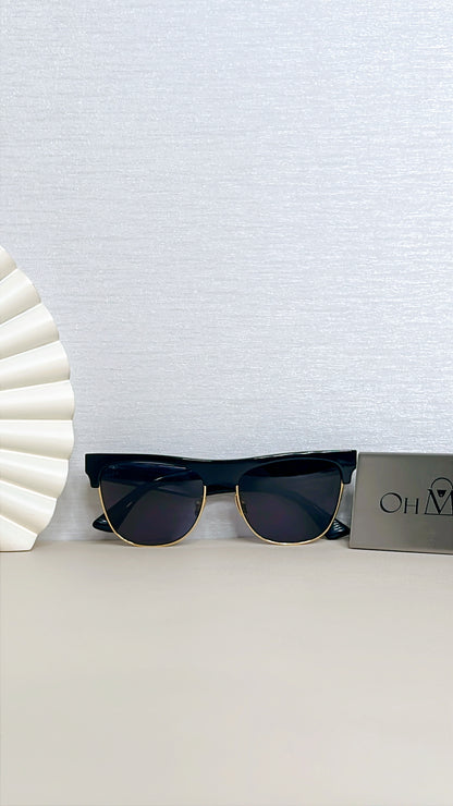 Bottega Veneta Half Frame Sunglasses