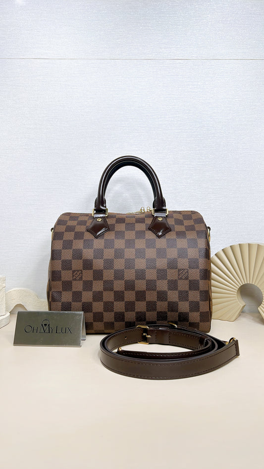 LV Damier Ebene Speedy Bandouliere 25