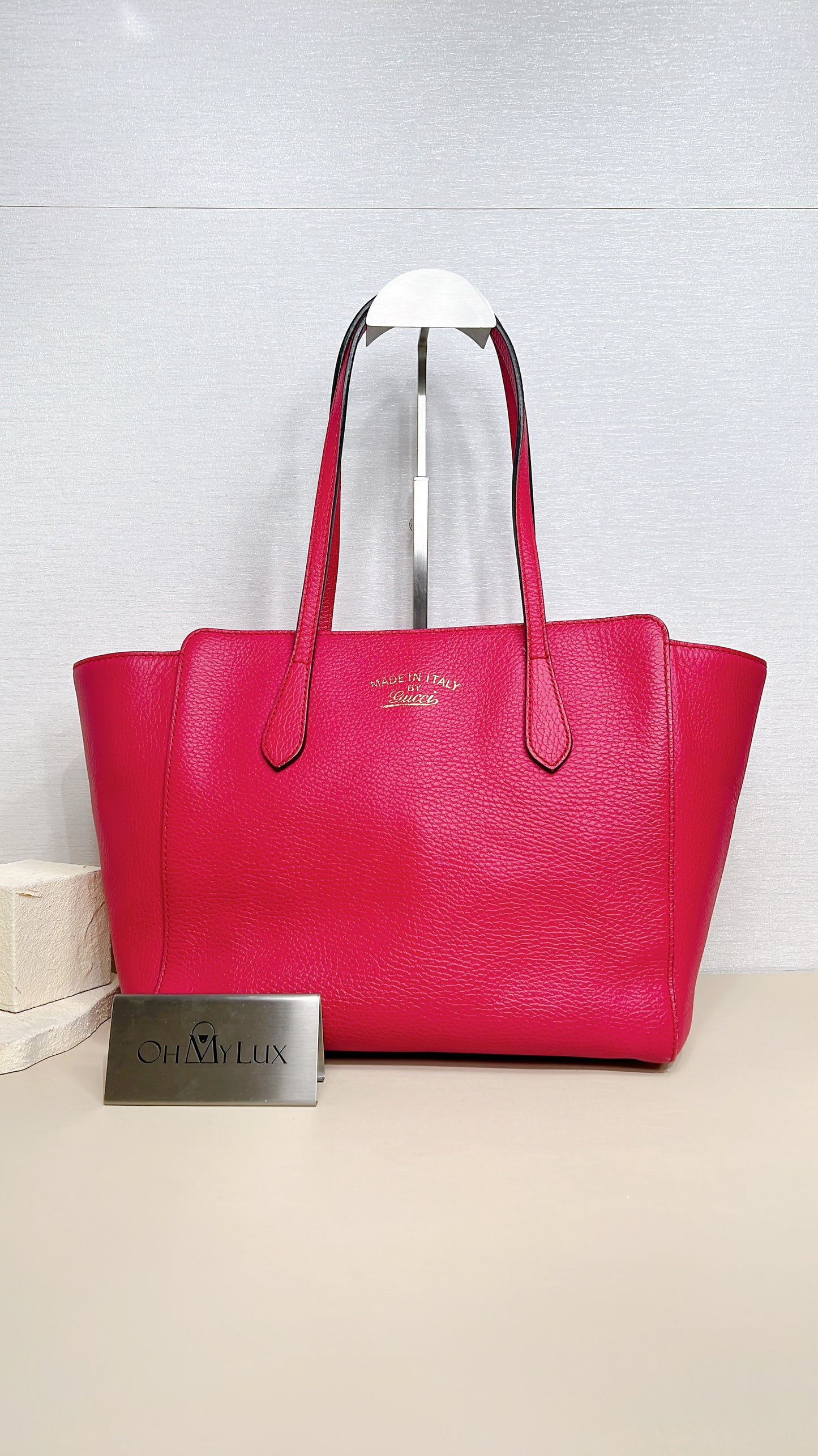 Gucci Swing Pink Tote Bag