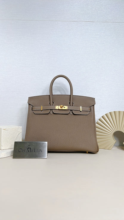 Hermes Birkin 25 Togo in Etoupe GHW