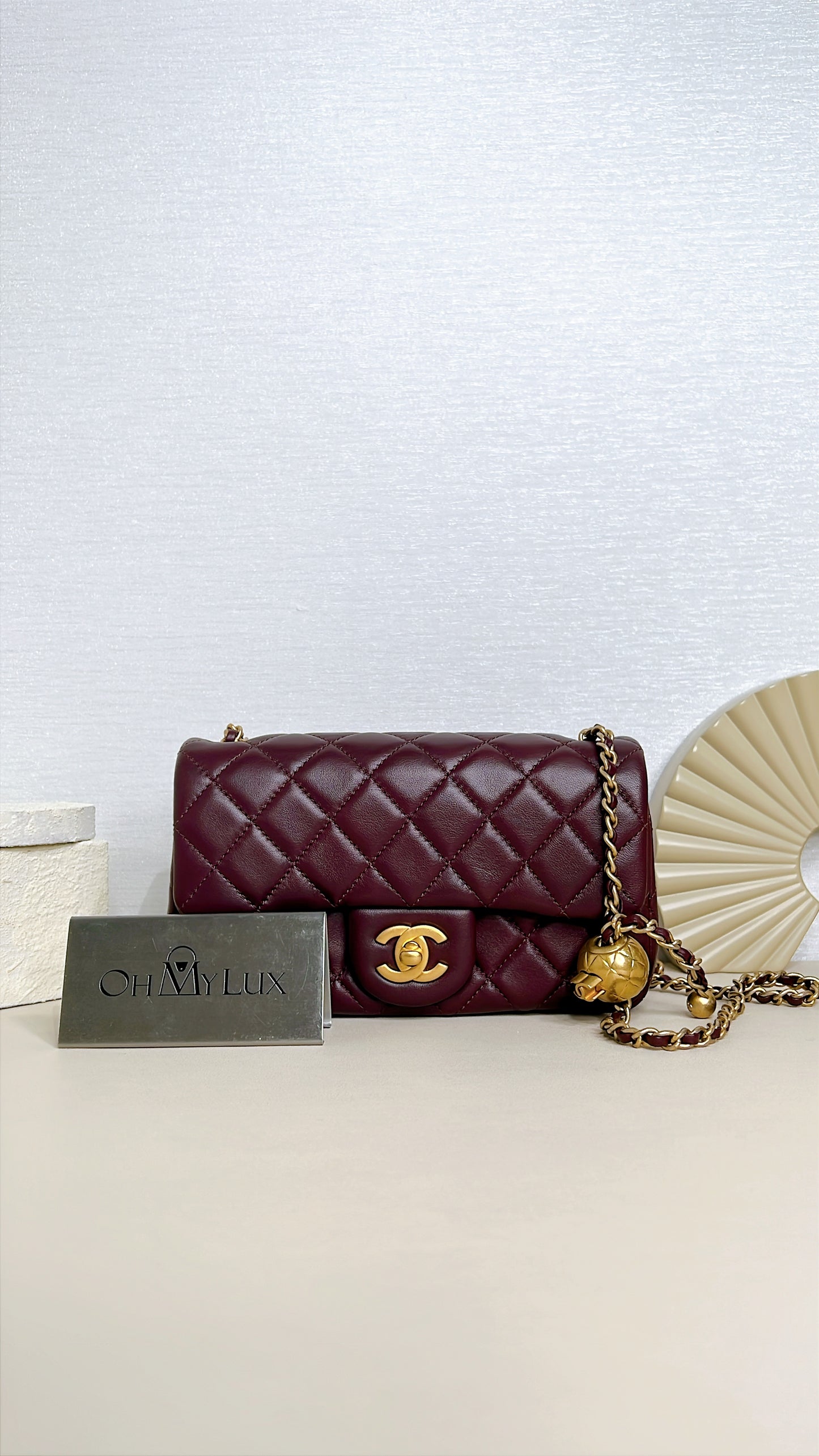 Chanel Classic Mini Rectangular With Pearl Crush