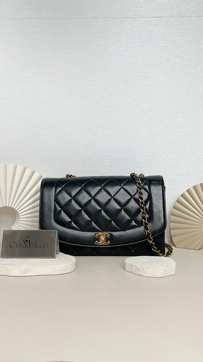 Chanel Diana Flap in Black GHW