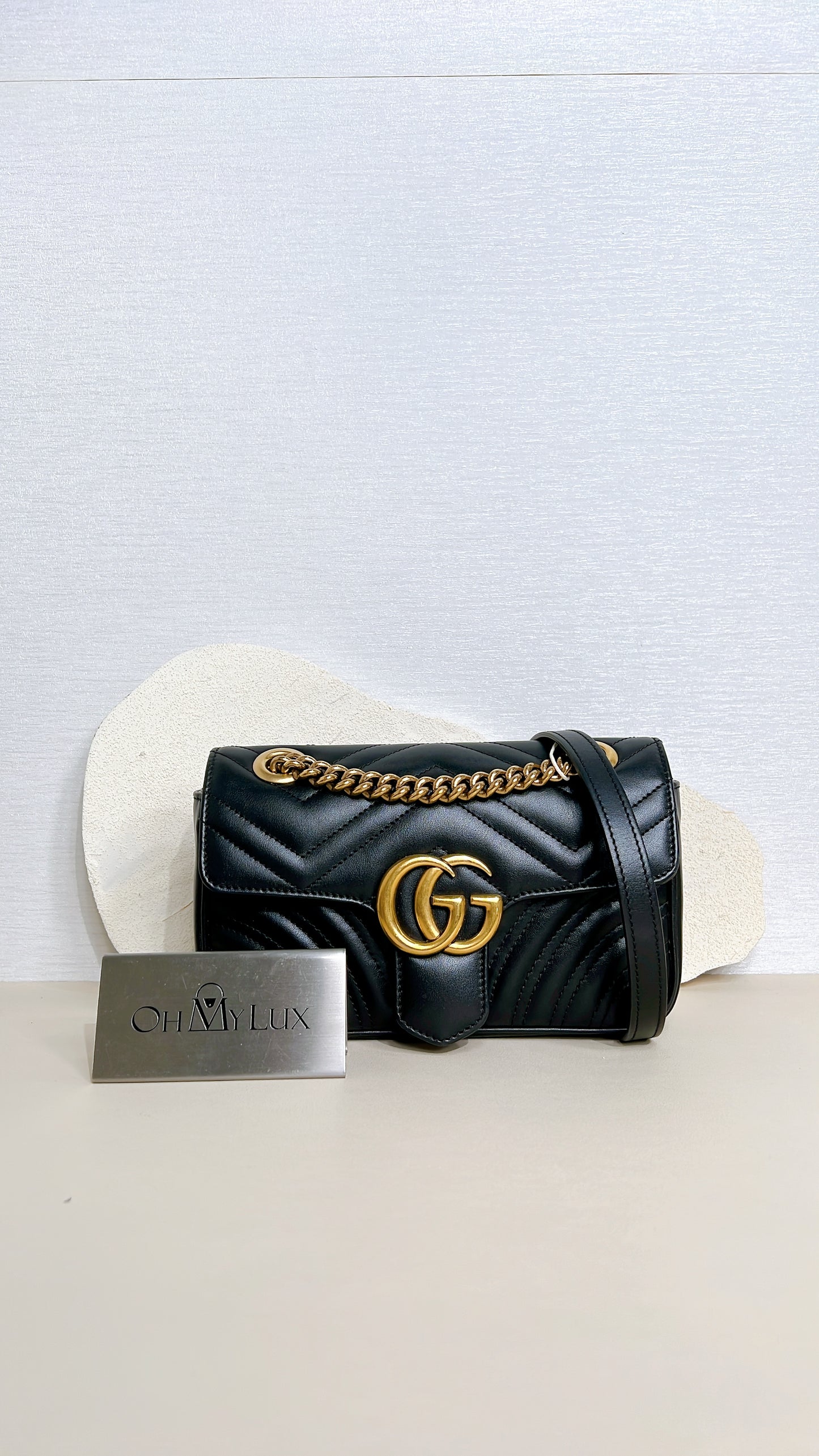 Gucci Marmont Mini In Black