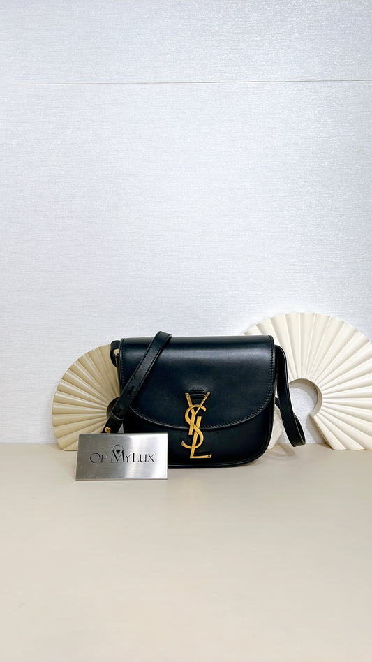 YSL Kaia Small in Black Calfskin