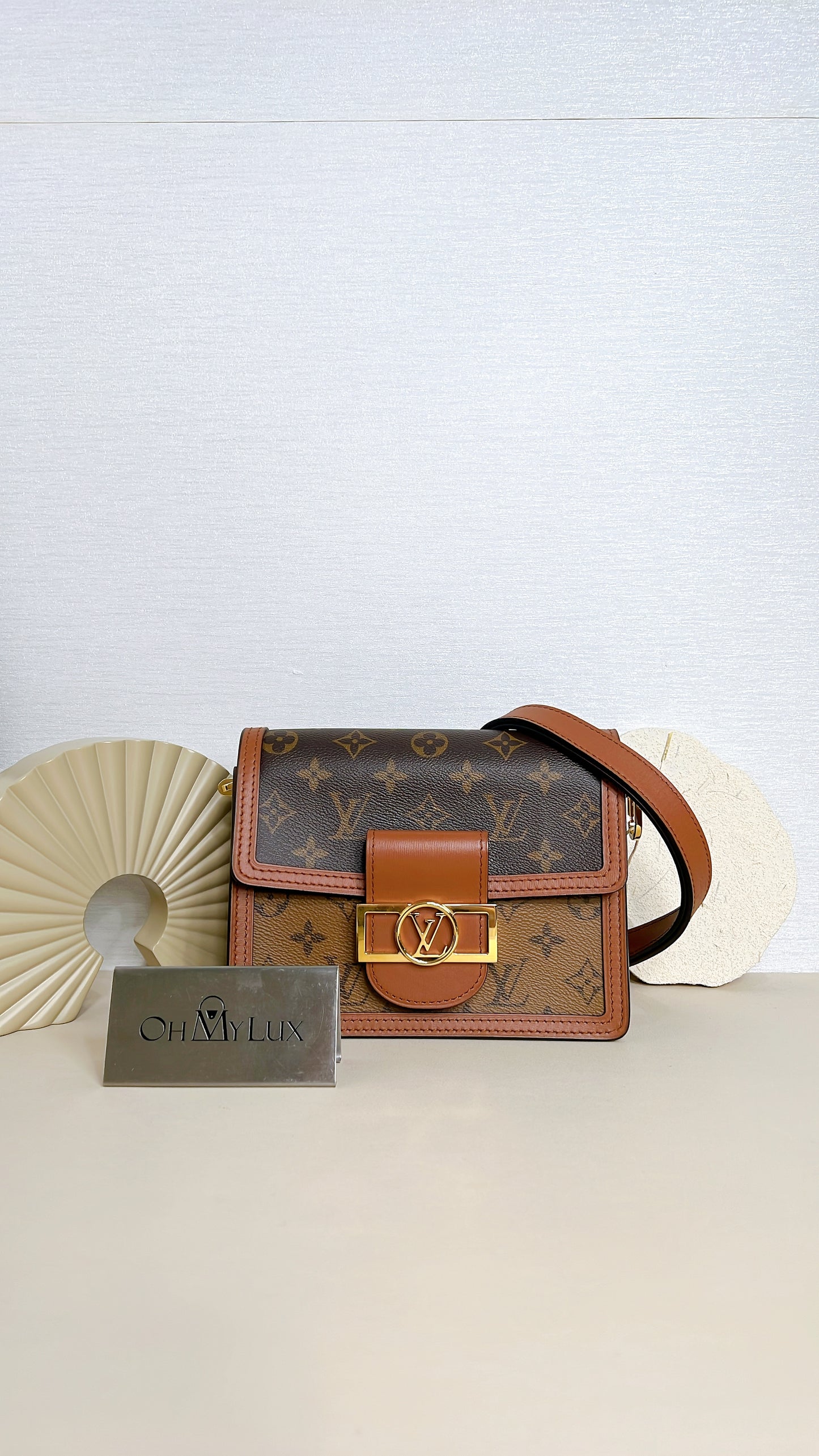 LV Monogram Reverse Mini Dauphine