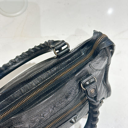 Balenciaga Le City Mini In Black Arena Lambskin
