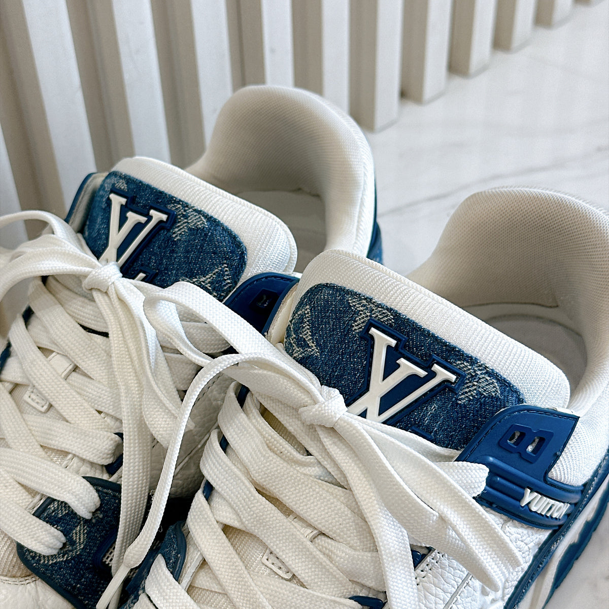 LV Trainer Sneakers in Blue