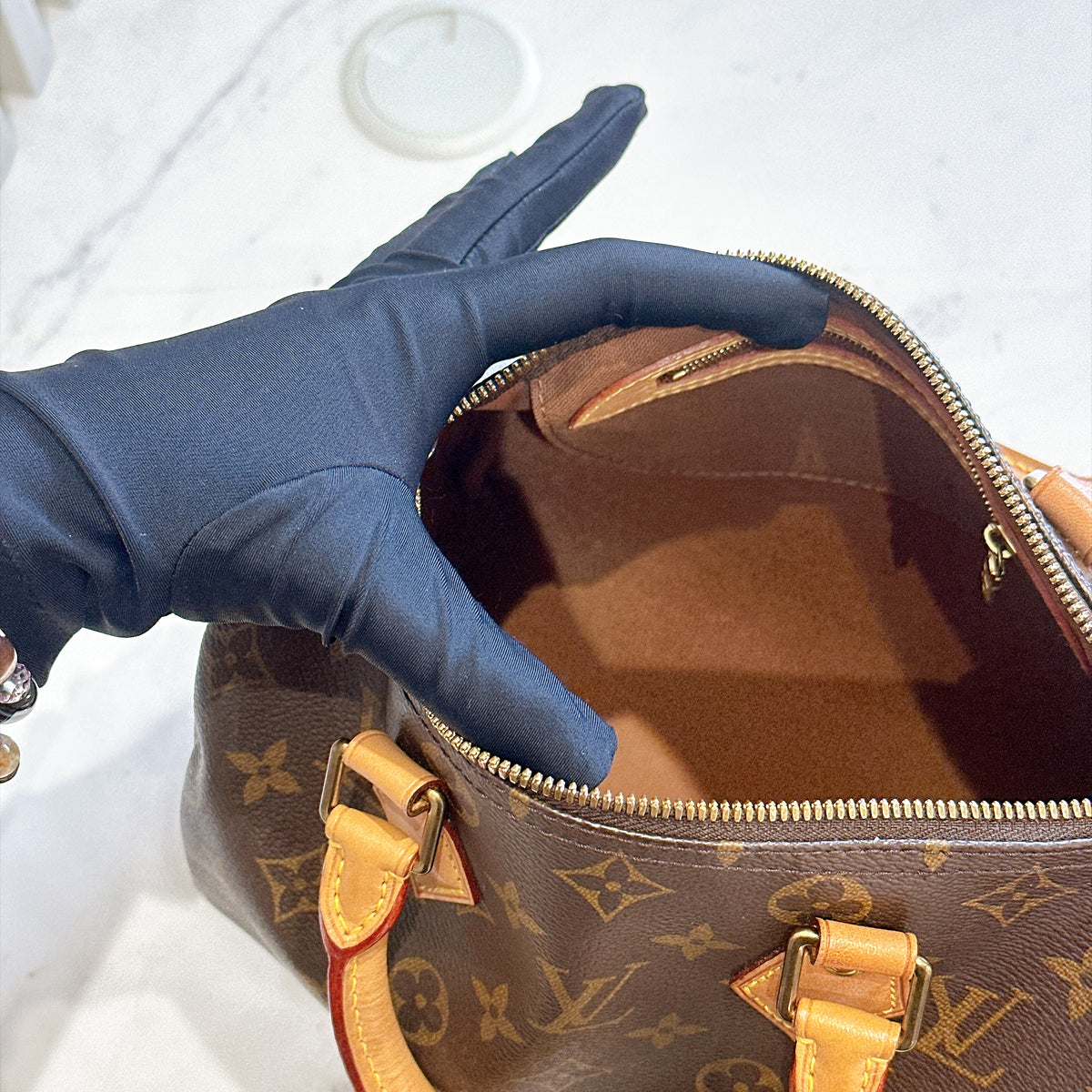 LV Monogram Speedy 25 Bandouliere