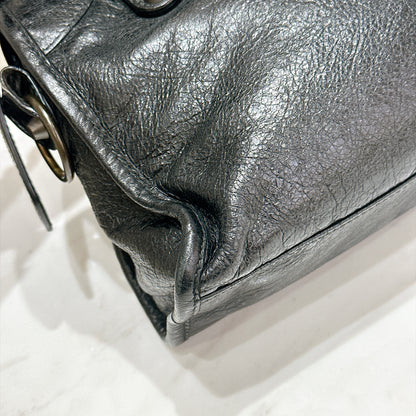 Balenciaga Le City Mini In Black Arena Lambskin
