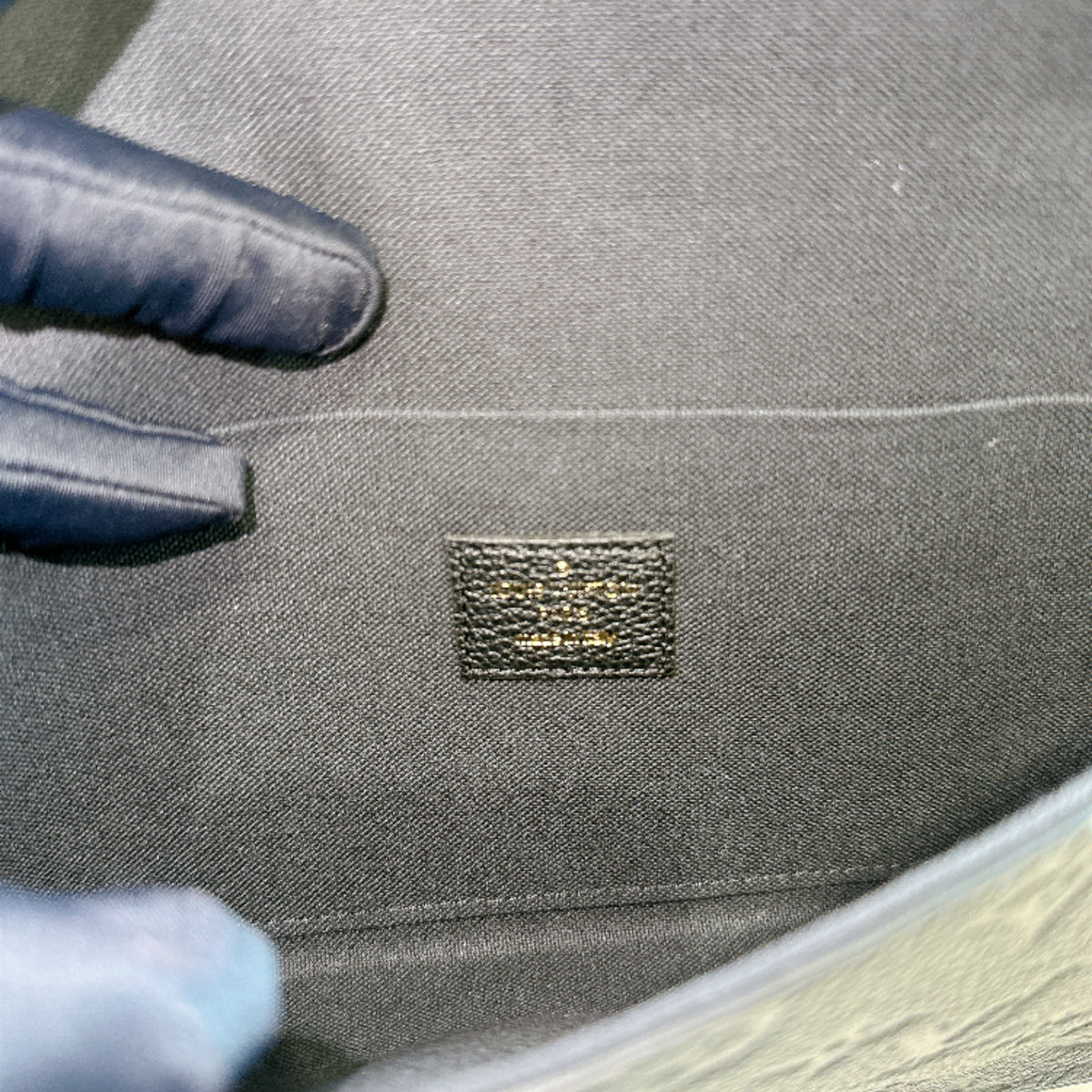 LV Felicie Pochette in Black Empreinte Leather