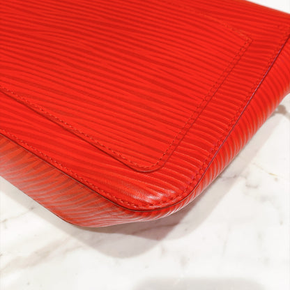 LV Monceau Distorted Epi XL in Red