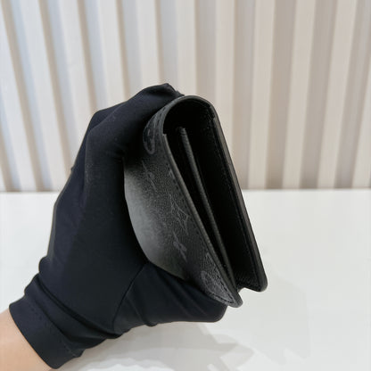 LV Brazza Wallet in Monogram Eclipse