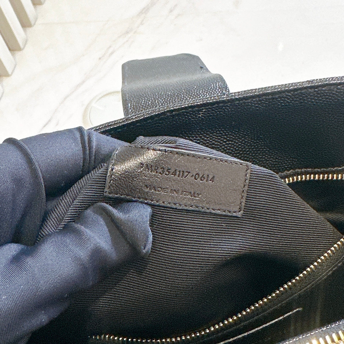 YSL Cassandre Tote in Black GHW