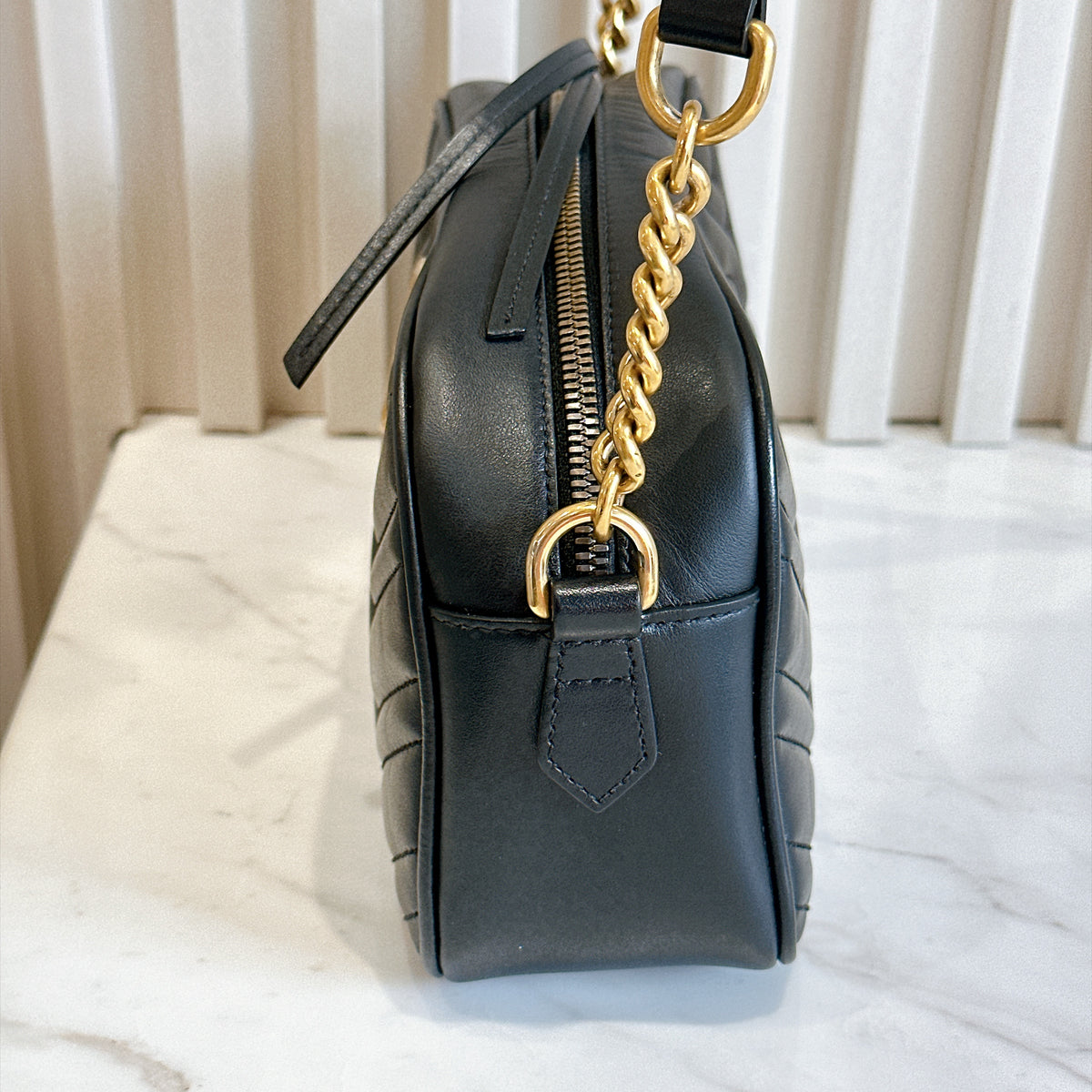 Gucci Marmont Camera Bag Small Black