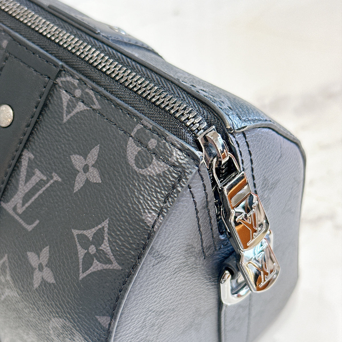 LV Monogram Eclipse City Keepall