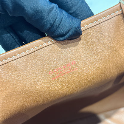 Goyard Mini Anjou in Black and Tan