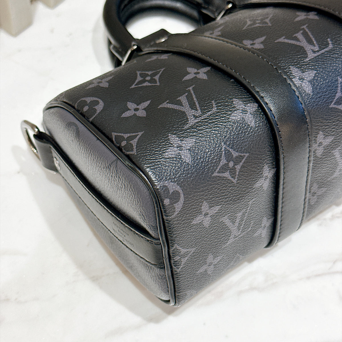 LV Keepall 25 in Monogram Eclipse