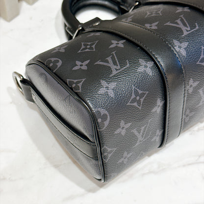 LV Keepall 25 in Monogram Eclipse