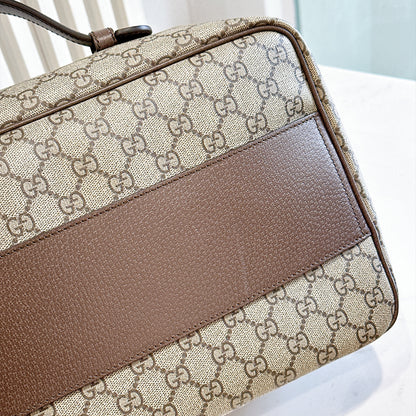 Gucci Web Savoy Shoes Case in GG Supreme