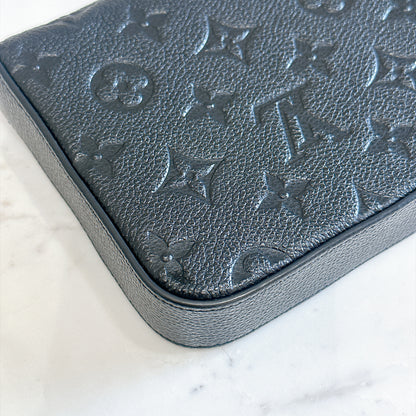 LV Felicie Pochette in Black Empreinte Leather