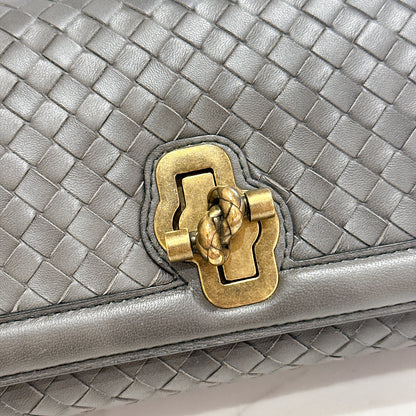 Bottega Veneta Intrecciato Olimpia Knot Shoulder Bag