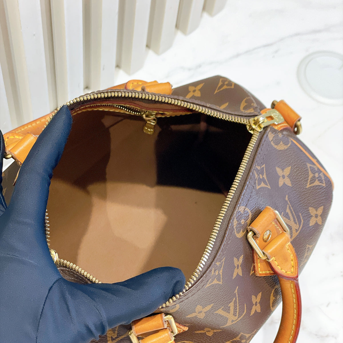 LV Monogram Speedy 25 Bandouliere