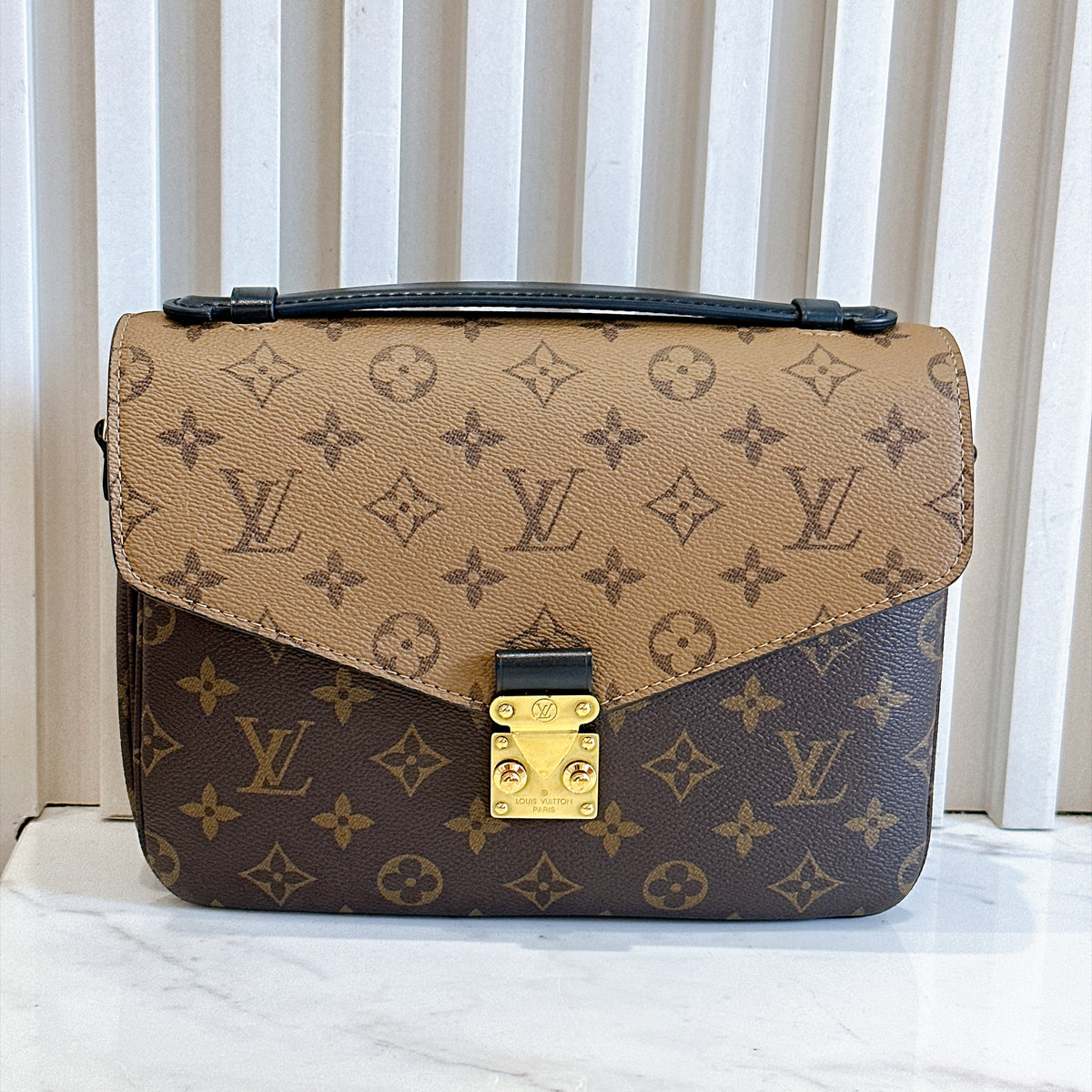 LV Monogram Reverse Pochette Metis