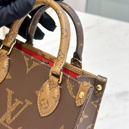 LV On The Go BB in Reverse Monogram