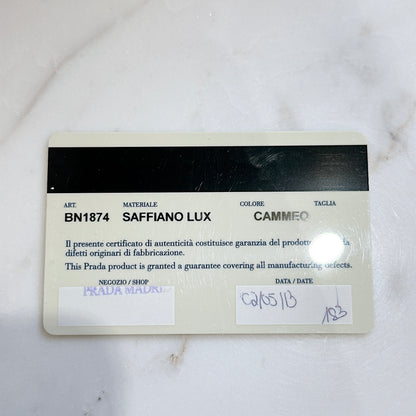 Prada Saffiano Gallieria Pink in Medium