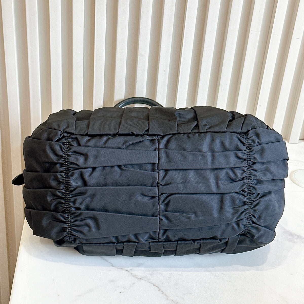 Prada Gaufre Tote Bag in Black Nylon