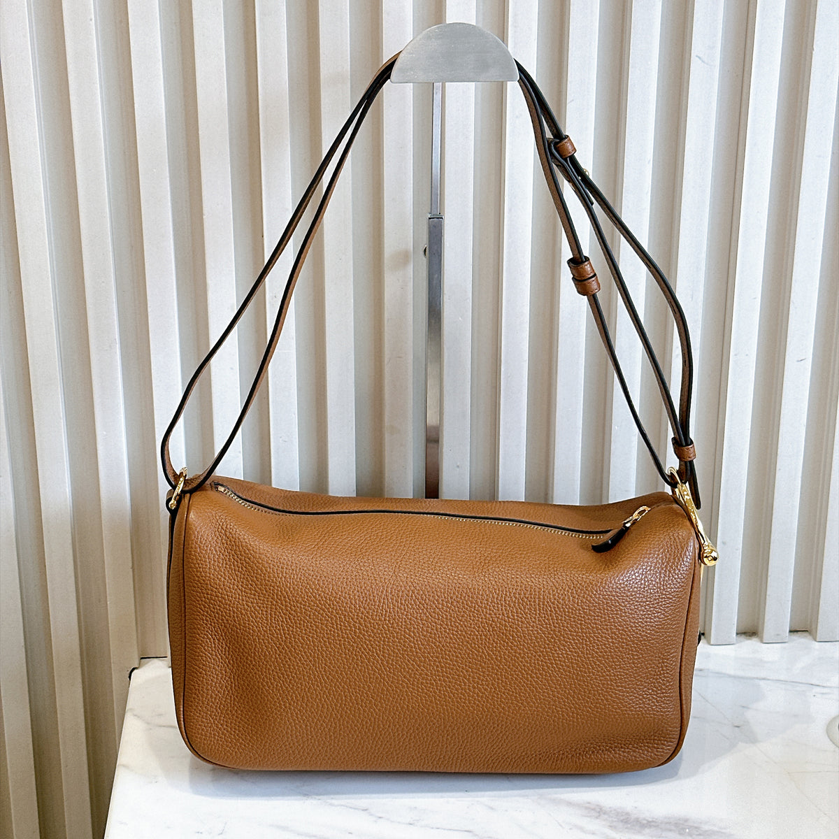 Gucci Half Horsebit Medium Bag Brown
