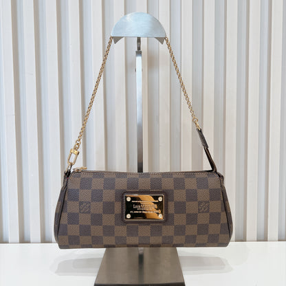 LV Damier Ebene Eva Clutch