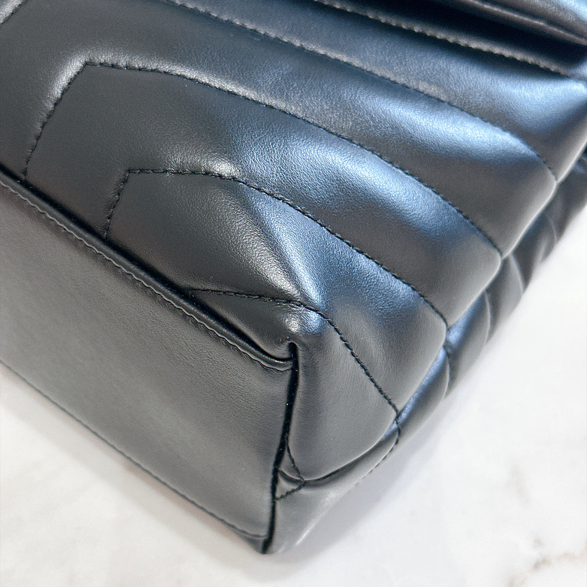 YSL Lou Lou Small in Black GHW