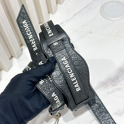 Balenciaga Le City Small In Black Arena Lambskin
