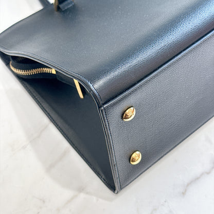 YSL Cabas Chyc Satchel Black