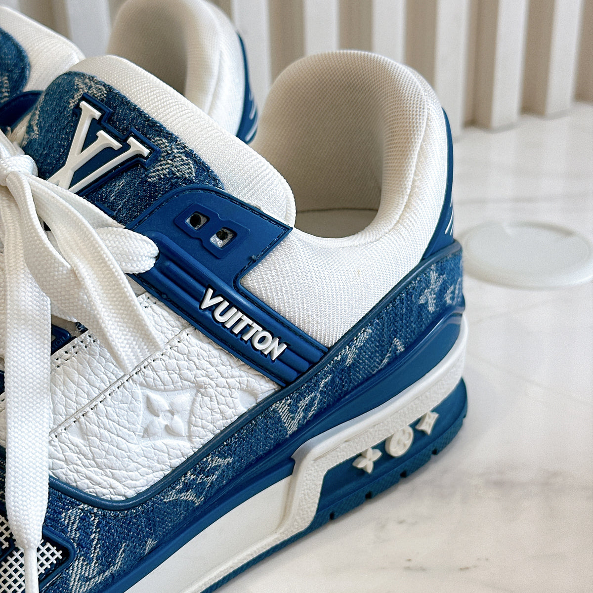 LV Trainer Sneakers in Blue