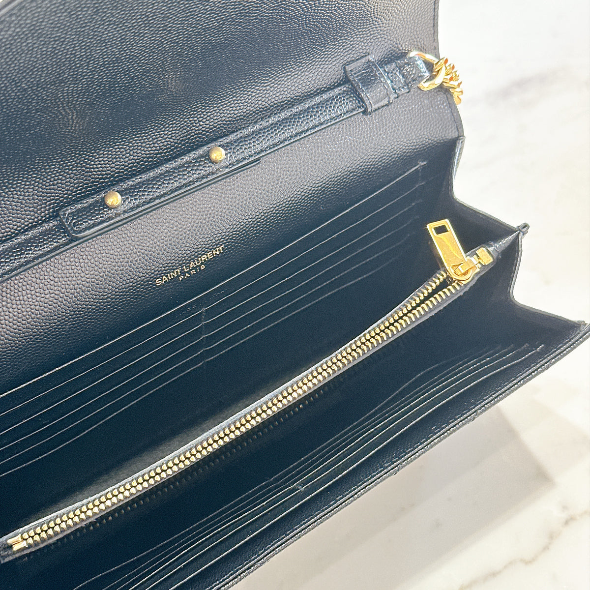 YSL Wallet On Chain Black in GHW