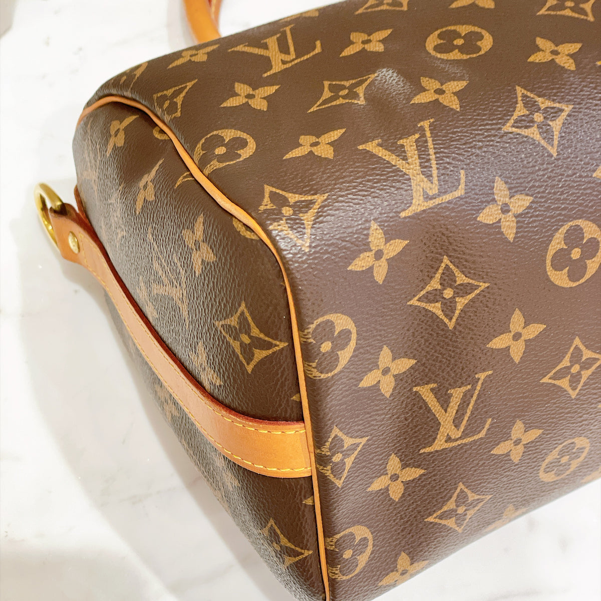 LV Monogram Speedy 25 Bandouliere