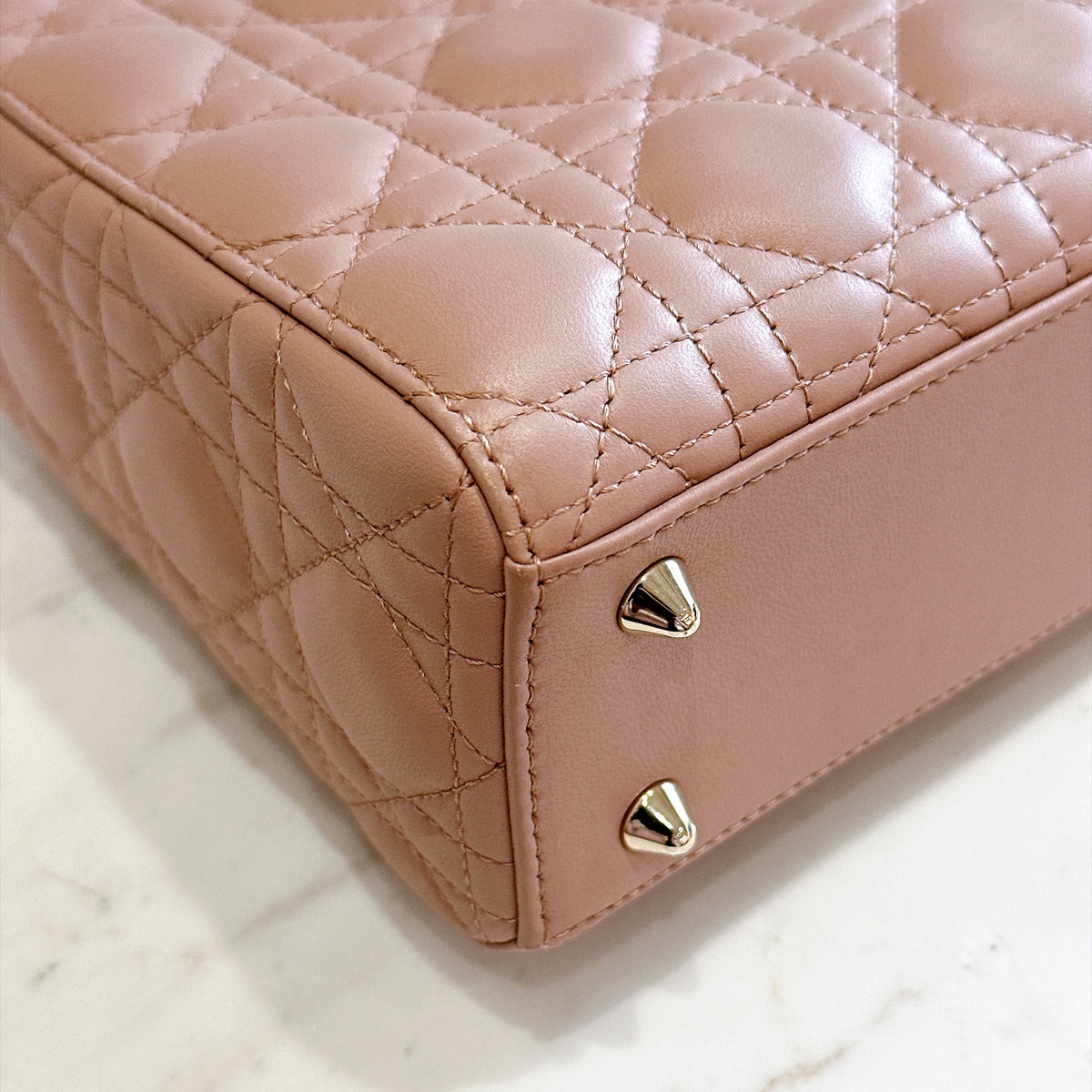 Lady Dior Small Pink in LGHW