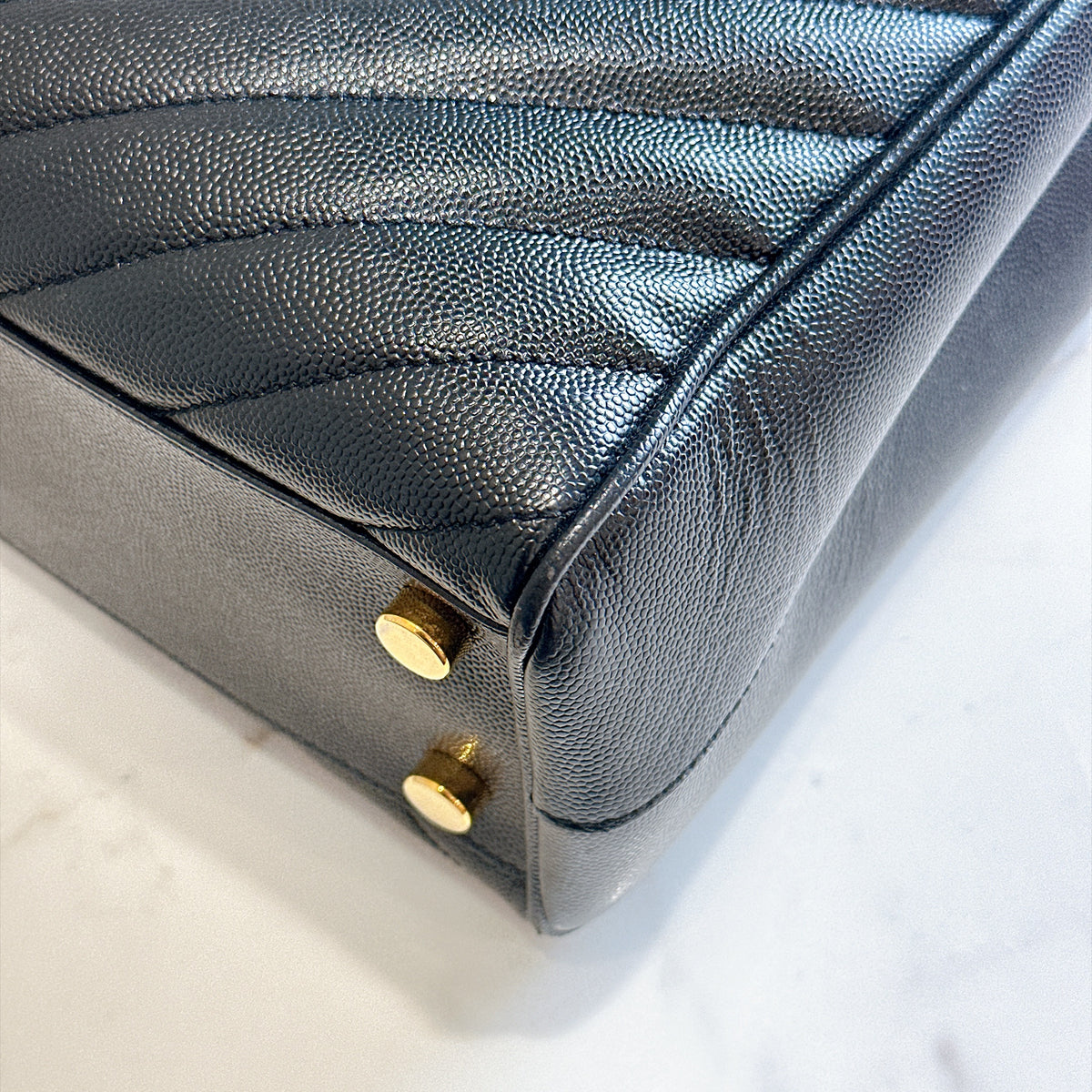 YSL Cassandre Tote in Black GHW