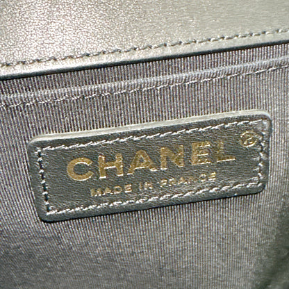Chanel Boy Old Medium in Black Lambskin