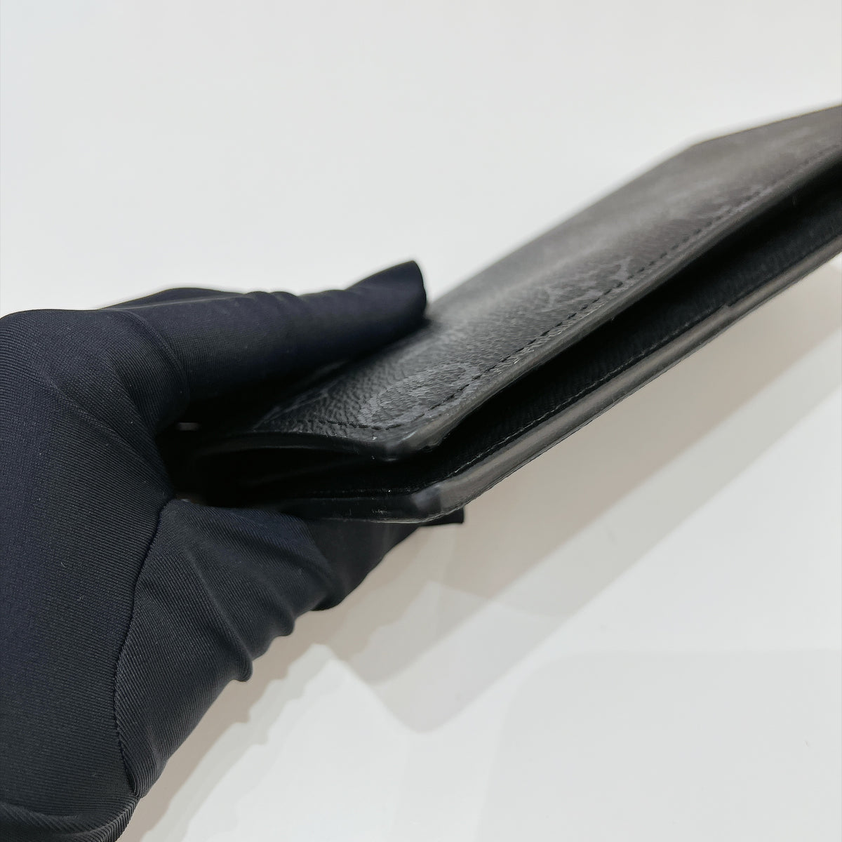 LV Brazza Wallet in Monogram Eclipse
